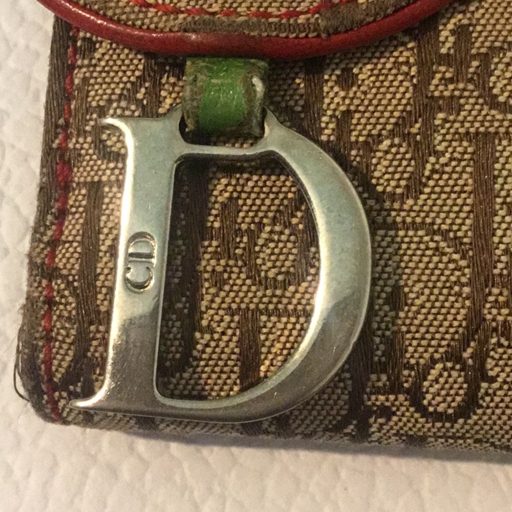 Vintage Authentic Dior Traitor Roster Saddle Flap  Jacquard Bifold Wallet - Picture 8 of 16